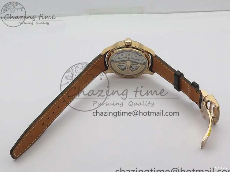 MIROTIME 0409 Compact Portugieser Perpetual Calendar IW503302 RG V9F 1:1 Best Edition White Dial on Brown Leather Strap A 7113